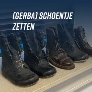 Gerba schoentje zetten